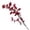 Red, variant on Artificial Bodhi Leaf Branches for Home Decor, 31.5in Faux Tall Greenery Stems for Floor Vase, Botanical Floral Material for Wedding and Event Decor, Deep Red