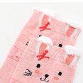 thumbnail image 5 of YTDSCS Kids Baby Girls Knee High Socks Cartoon over Calf Socks Toddlers Girls Cotton Knee High Socks 3-12Y, 5 of 8