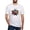 White, variant on - Pugs Ninja T Shirt Men's Classic T Shirt - Fitted T-Shirt, Vintage Fit Soft Cotton Tee