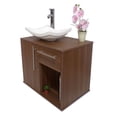 thumbnail image 3 of Gabinete para Baño DECOMOBIL con Puerta y Cajón con Lavabo y Monomando Nogal Neo GABINETE 08, 3 of 4