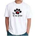 thumbnail image 3 of Playera Blanca Camiseta Unisex Estampado Yo Amo A Mi Perro, 3 of 5