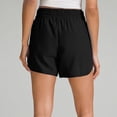 thumbnail image 5 of Iaqnaocc Shorts for Women High Waisted 2026 Summer Gym Shorts Athletic Running Dolphin Shorts Women Black XXL, 5 of 6
