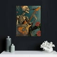 thumbnail image 4 of COMIO  Rock Skull Poster, Skull Guitarist Wall Art, Easter Wall Music Decoration, Gothic Decor Canvas Print, Living Room, Bedroom, Bar, Music Studio, Party Wall Decor, 4 of 4
