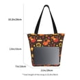 thumbnail image 3 of Wukai Sacs à Main pour Femmes Imprimé Dinde de l'Action de Grâce, Sacs de Rangement Décontractés, Sacs de Courses Zippés, Sacs de Plage, Sacs de Voyage, 3 of 6