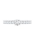 thumbnail image 4 of Rosec Jewels Lab Created Diamond Engagement Ring | EF-VS Grade Minimalist Diamond Ring - Ready to Gift, 14K White Gold, US 11.00, 4 of 8