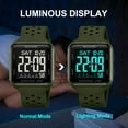 thumbnail image 2 of Men's Sports Watches Waterproof Military Digital Watches for Men with Multifunction Alarm Dual Time Zones Stopwatch, 2 of 13
