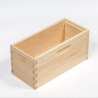 Stoney Acres Beekeeping Deep Nuc Box, Assembled Super or Brood Box for 5 Frame Honeybee Hives, Amish Made