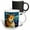 Multicolor, variant on 3drose, Shia Inu Portrait in Post-impressionism Style, 11oz Two-tone Yellow Mug