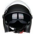 thumbnail image 2 of Open Face Motorcycle Helmet with Removable Visor ECE 22.06 Approved Half Casco Fit Men Women ATV Moped Scooter, 2 of 8