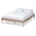 thumbnail image 1 of Baxton Studio Colette Mid-Century Wood Platform Full Bed in Oak, 1 of 9