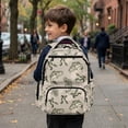 thumbnail image 6 of Bulopur Camo Bow Fish Kids Backpack for Girls Boys Outdoor Fishing Print School Bag Lightweight/Breathable/Durable/Waterproof Multi-Pocket Book Bag for Kids 6-12 Back to School, 6 of 8