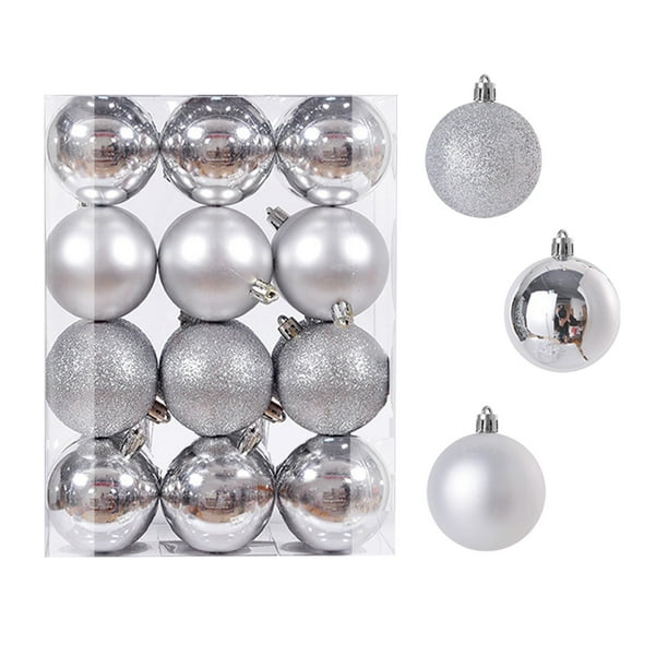 Fiudx 24 Hermosos Colores En Navidad, Suministros En Fiestas, Plástico En Colgadoados, 4 Cm/1,57 Pulgadas