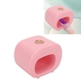 thumbnail image 3 of Mini UV LED Nail Lamps Fast Drying 4 Lamp Beads Soft Lighting Portable Gel Nail Polish Curing Lamp for Nail Art Pink, 3 of 8