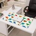 thumbnail image 3 of Long Mouse Pads for Desk,White Cartoon Dinosaurs Pattern Desk Mats on Top Of Desks, Desk Mouse Pad Extra Large with 3mm Non-Slip Base and Stitched Edge for Gaming,Office,Work,Home 31.5"x15.7", 3 of 6