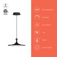 thumbnail image 3 of Alora Lighting Pd418012-Unv Issa 12" Wide 3000K Mini Pendant - Black, 3 of 7