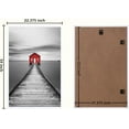 thumbnail image 4 of ELSKER&HOME 22.375 x 34 Poster Frame 3 Pack, White Picture Frame for Horizontal or Vertical Wall Mounting, Sturdy and Scratch-proof, 4 of 7