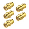 thumbnail image 1 of paquetes de adaptador de extensión de cable de conector coaxial RG6 tipo F chapado en oro Ormromra YQ-2506, 1 of 5