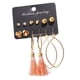 thumbnail image 1 of Juego de 6 pares de largos colgantes de múltiples aros Yuyangstore Aretes de borlas múltiples, 1 of 8