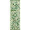 thumbnail image 1 of Unique Loom Penrose Collection Distressed Traditional Vintage Runner Rug, 2 Feet 2 Inch x 6 Feet, Green/Beige, 1 of 2
