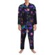 thumbnail image 3 of Fotbe Glowing Chameleon Fantasy Art Pijama de Hombre con Estampado de Manga Larga, Conjunto de 2 Piezas, Ropa de Dormir Suave y Cómoda con Bolsillos-Small, 3 of 7