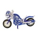 thumbnail image 1 of Modelo de motocicleta coleccionable, decoración de escritorio, metal, motocicleta, novedad, aluminio Azul, 1 of 9