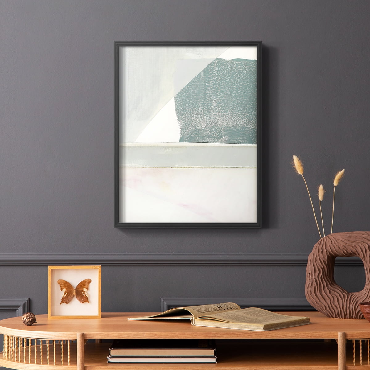 Couturier II Framed Print in Black Solid Wood Framed Print No Nail Hanging
