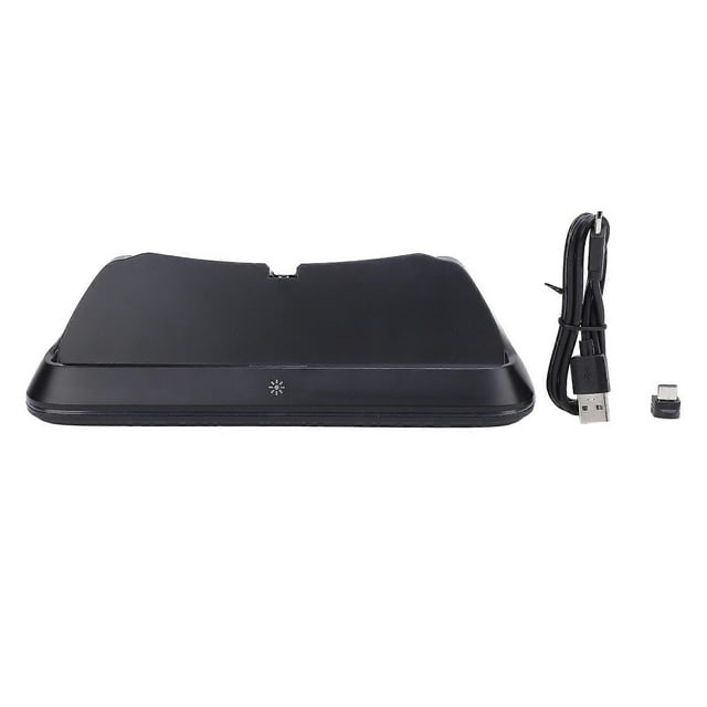 Game Console Charging Stand Portable RGB Light Effect Game Console Charge Base Holder for PS Portal Black