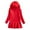 Red, variant on Bovxnpu Summer Toddler Girls Dresses, Kids Casual Dresses, Girls' Solid Color Hooded Sweatshirt Dress With Long Sleeves Casual Loose And Comfortable Skirt 1 Year