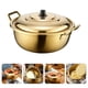 thumbnail image 5 of Cacerola de acero inoxidable con tapa, estilo coreano, para fideos ramen con dos asas, 5 of 8
