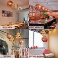 thumbnail image 6 of Chandelier Lighting Fixture Pendant Lamp, Post-Modern Melt Glass Chandelier Irregular Hanging Lamp Living Room Bedroom Restaurant Home For Modern D7.8/1.8inch Silver Rose-gold Electroplate Mirror, 6 of 6
