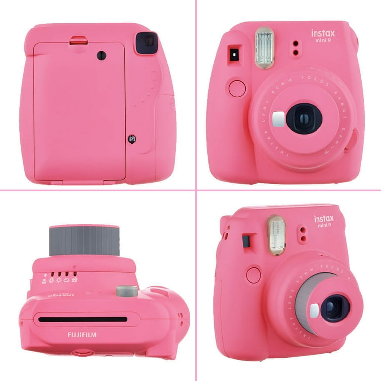 Value Kit! Fujifilm Instax Mini 9 Instant Camera Pink +
