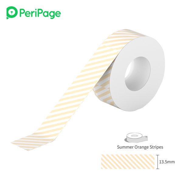 PeriPage 1 Rollo de papel de etiqueta adhesiva Patrón Cinta adhesiva