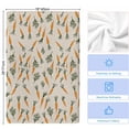 thumbnail image 5 of Carrots Easter Microfiber Kitchen Towel, Watercolor Orange Green Vegetable Rustic Soft Absorbent Dish Towels, Quick Drying Washable Dishcloths for Kitchen Cleaning, Drying Dishes, 18x28 Inches, 5 of 9