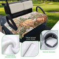 thumbnail image 5 of Golf Cart Seat Covers for 2 Seater,Fall Thanksgiving Pumpkins Microfiber Cart Seat Towel Blanket,Autumn Floral Botanical Absorbent Breathable Non Slip Bench Seats Protector for Golf Course 51"x31", 5 of 9