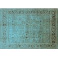 thumbnail image 1 of Ahgly Company Indoor Rectangle Oriental Light Blue Industrial Area Rugs, 2' x 5', 1 of 4
