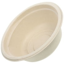 MUSEYA Beige Disposable Pet Bowls for Easy Feeding and Drinking Ideal for Cats and Small Animals Synthetic Material 100 Count