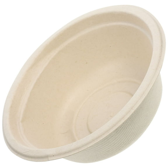MUSEYA Beige Disposable Pet Bowls for Easy Feeding and Drinking Ideal for Cats and Small Animals Synthetic Material 100 Count
