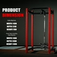 thumbnail image 4 of Mikolo LAT Pull-Down for 3" x 3" Power Cage Rack Attachments,Home Gym Accessories, 4 of 6