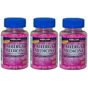 3 PACK | KS Allergy Medicine Diphenhydramine HCI 25 Mg 600 Tablets (Pack of 3)