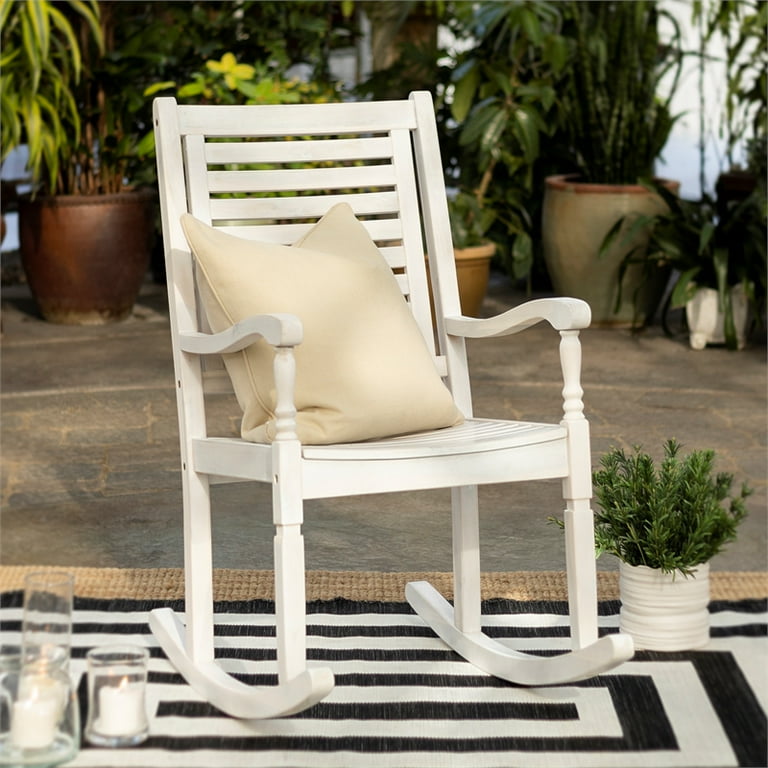 Mainstays Outdoor 2Person Double Rocking Chair, White, 41 OFF