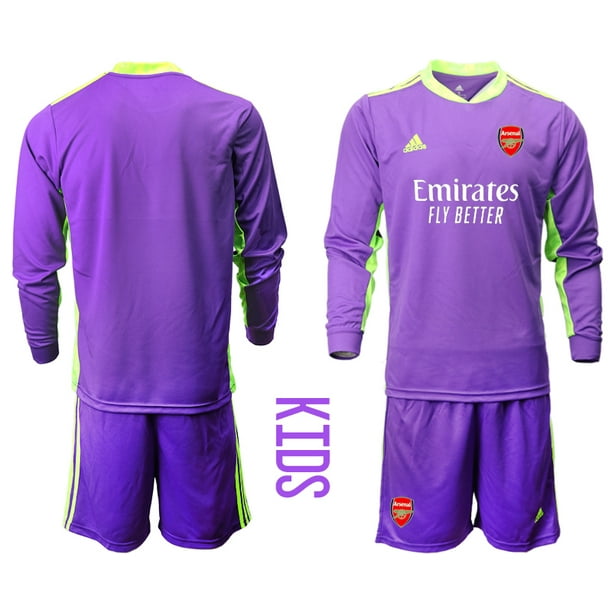 Youth 20202021 club Arsenal purple long sleeved Goalkeeper blank