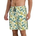 thumbnail image 2 of Logiee Lilies Flowers Print Mens Swim Trunks Quick Dry Board Shorts,Breathable Hawaii Beach Shorts Swimwear Bathing Suits-Large, 2 of 6