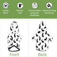thumbnail image 6 of Cauagu Black Rabbit Pattern Winter Pet Hoodie Sweatshirts- Dog Hoodie Sweater with Leash Hole - Cute Dog Hoodie - Pet Clothes Puppy Cat Custume -XX-Large, 6 of 8