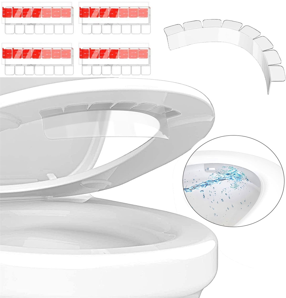 Happon Pee Guards for Toilet Seats,4 Pack Potty Training Pee Guard for