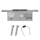 thumbnail image 1 of Cerradura de puerta eléctrica de tipo estrecho ajustable con modo de desbloqueo doble, cerradura de control de acceso, 1 of 14