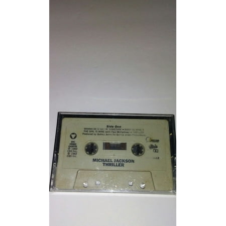 Michael Jackson Collectibles - Vintage Michael Jackson Thriller Audio Cassette Tape-RARE COLLECTIBLE-SHIP N 24H
