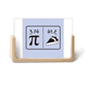 thumbnail image 1 of Matemática del país de contenido Pantalla de escritorio fotográfica de madera, 1 of 4