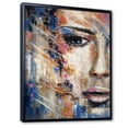 thumbnail image 2 of Designart Portrait Of A Young Woman IV FLOAT FRAME WALL ART, 2 of 4