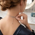 thumbnail image 6 of 2Pcs Layering Necklace Clasp White Gold Plated Copper Multi Strand Triple Double Layered Necklaces Clasps Connectors Separator with Adjustable Chain for Stackable Necklace DIY Jewelry Making, 6 of 10