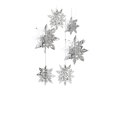 thumbnail image 2 of Inteprter 1 Juego de adornos navideños, divertido, exquisito, estilo Simple, estéreo, accesorio colgante para interiores, decoración de adorno para el Kits de decoración para fiestas Plata Inteprter HA059996-01, 2 of 6